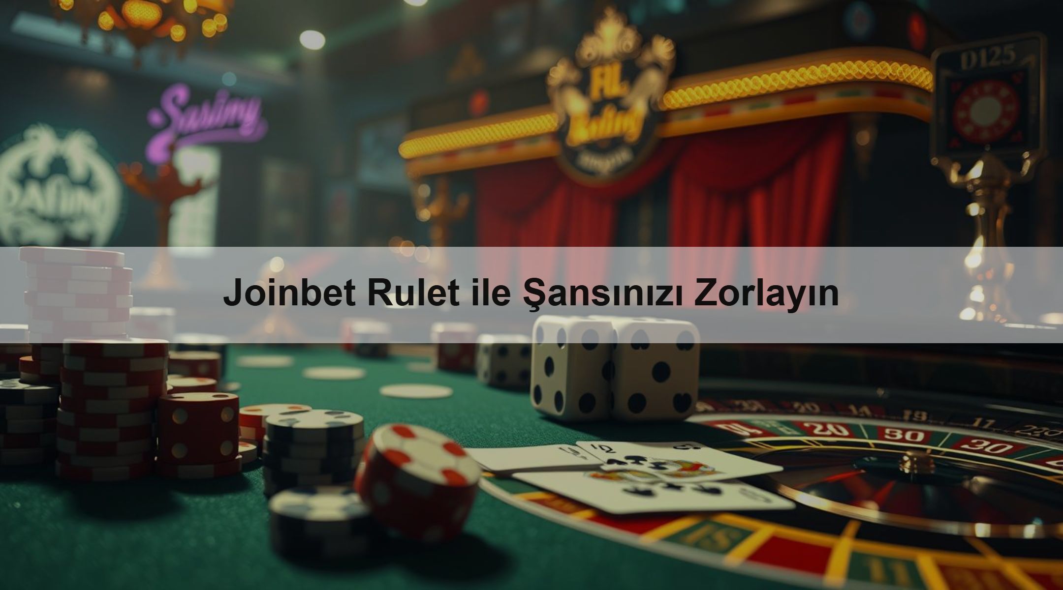 Joinbet Rulet ile Şansınızı Zorlayın