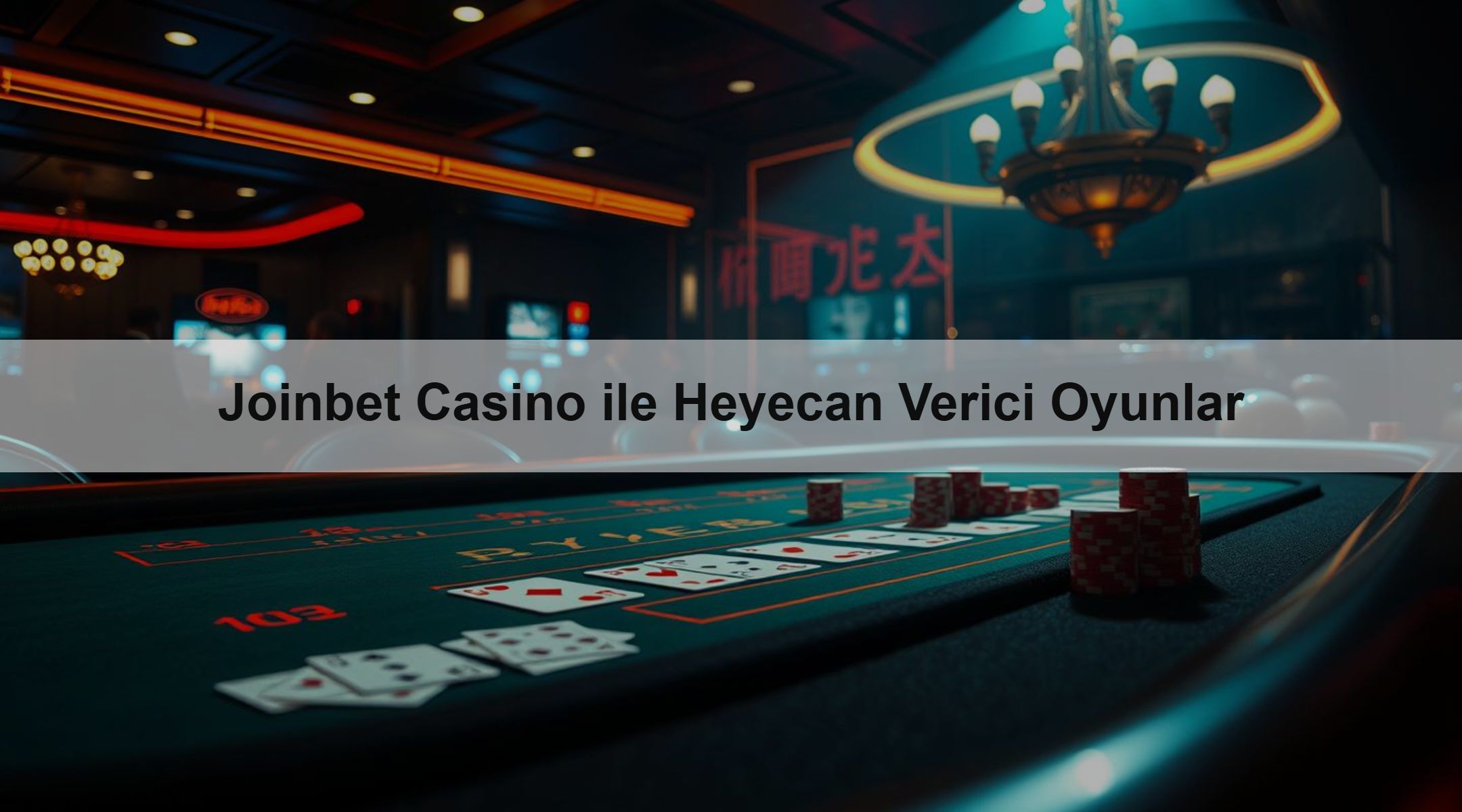Joinbet Casino ile Heyecan Verici Oyunlar